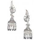 Silver Oxidized Earrings Jhumka Jhumki Bali Imitation Indian Bollywood Ethnic Wedding Jewelry H16